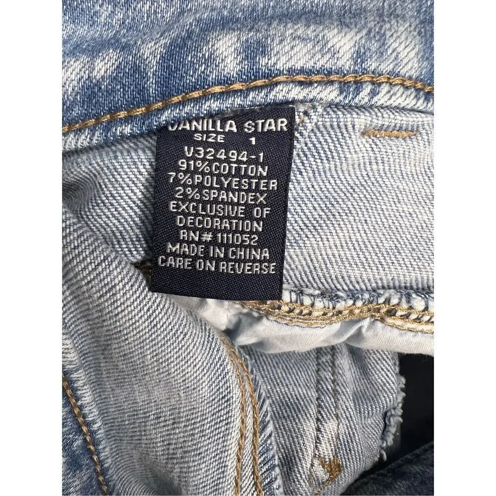 Vanilla Star Denim Mom Shorts